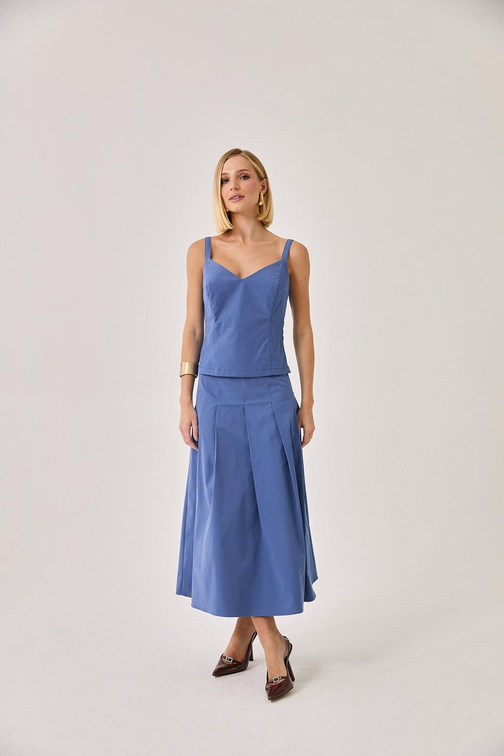 Blusa Regata Feminina Decote Louise 