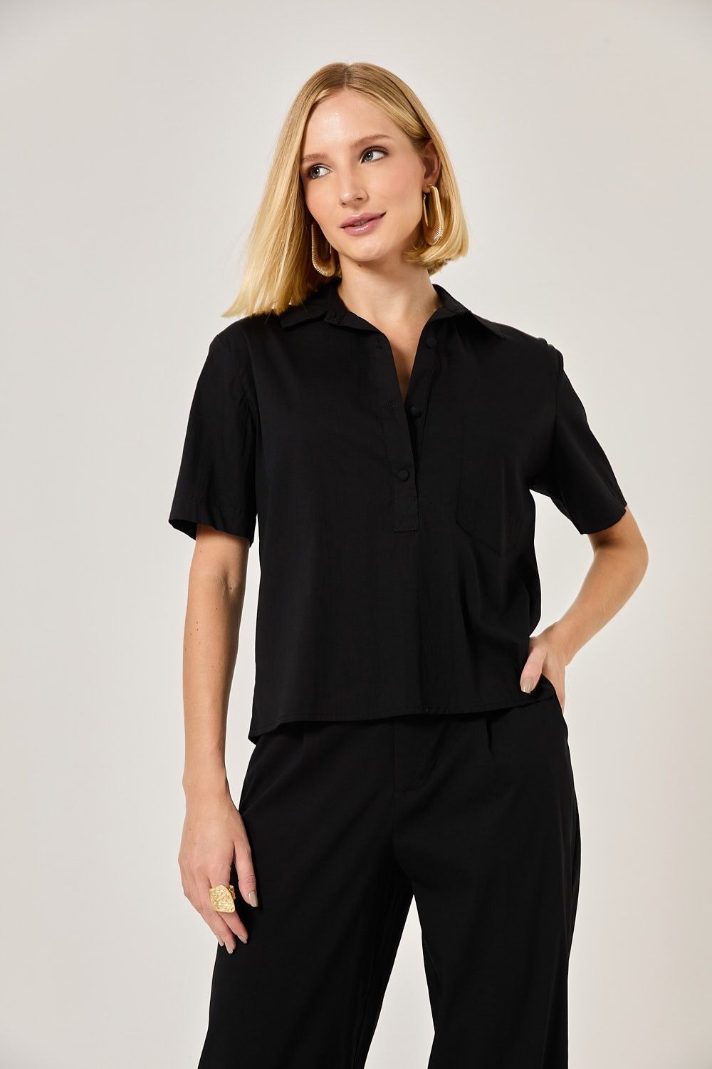 Calça Feminina Tricoline Lily