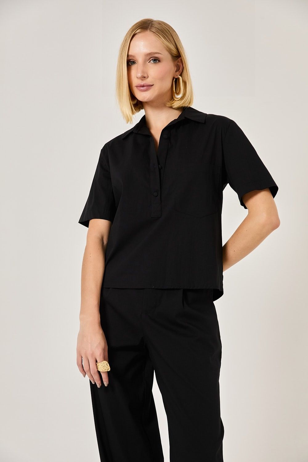 Calça Feminina Tricoline Lily