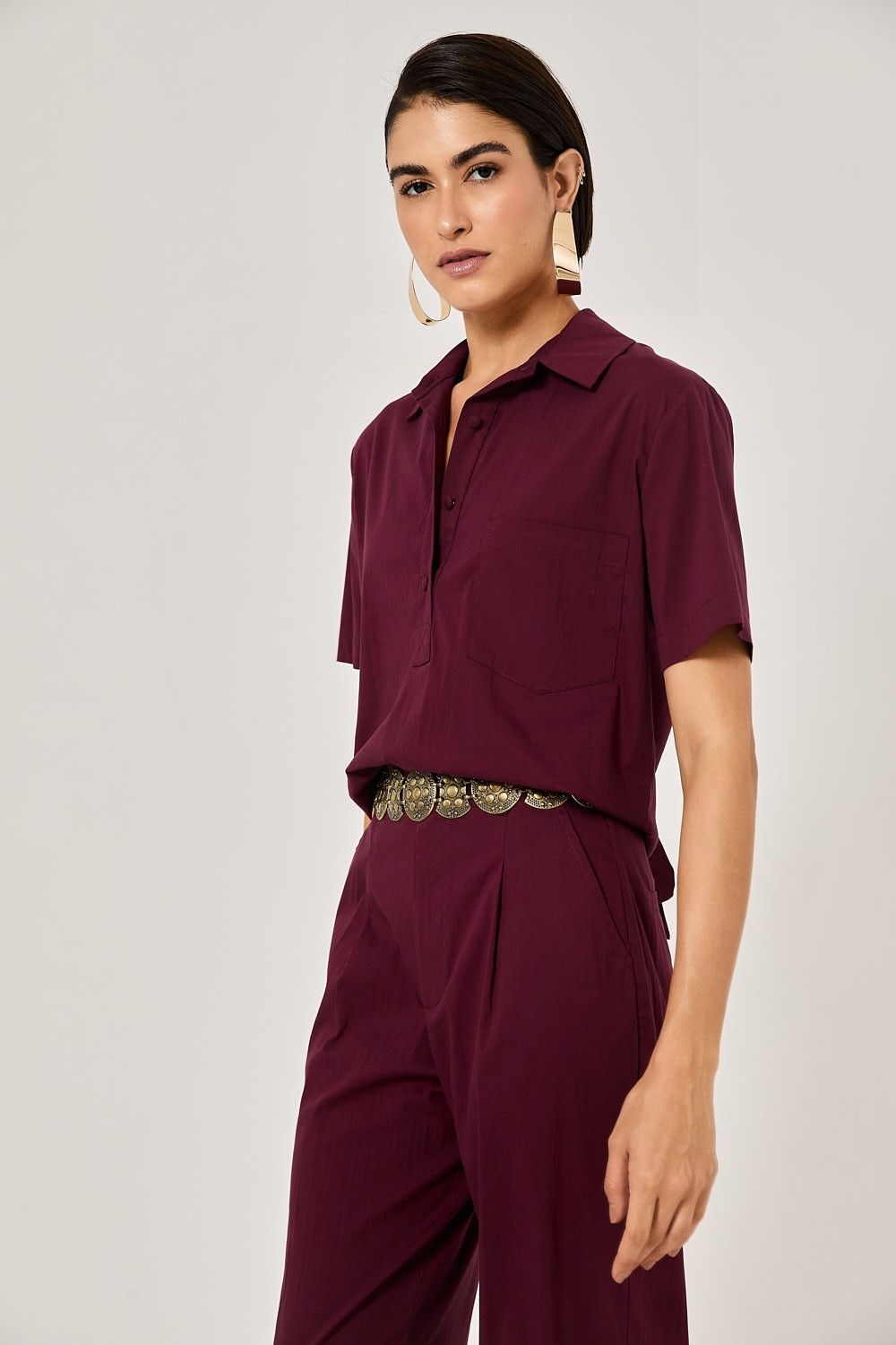 Calça Feminina Tricoline Lily