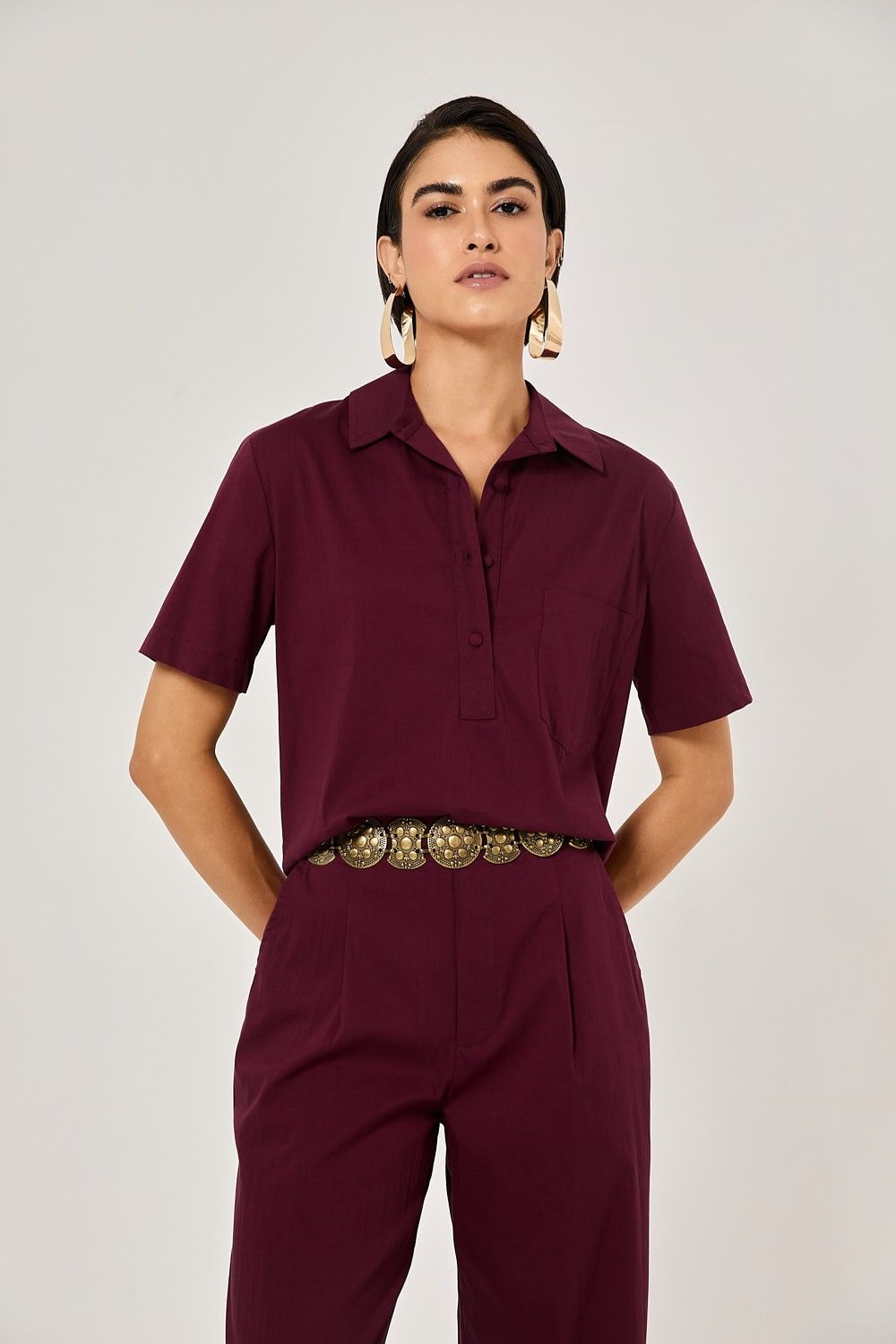 Calça Feminina Tricoline Lily