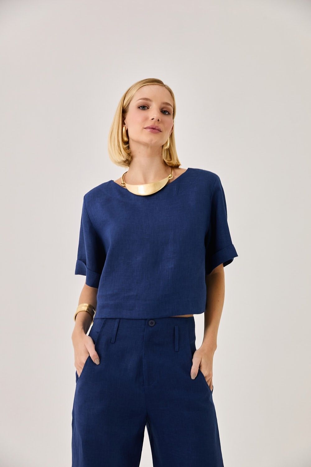 Blusa Feminina Linho Laura