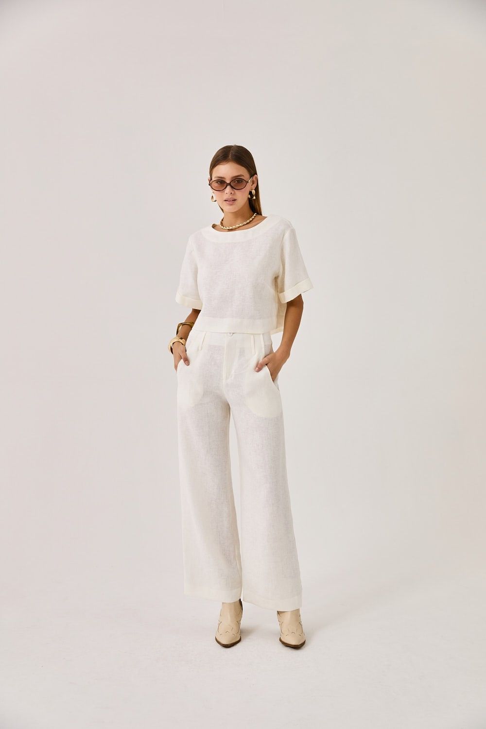 Blusa Feminina Linho Laura