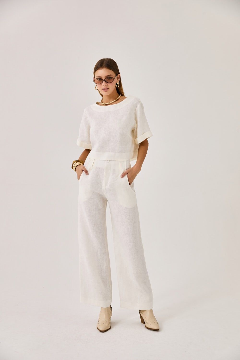 Blusa Feminina Linho Laura