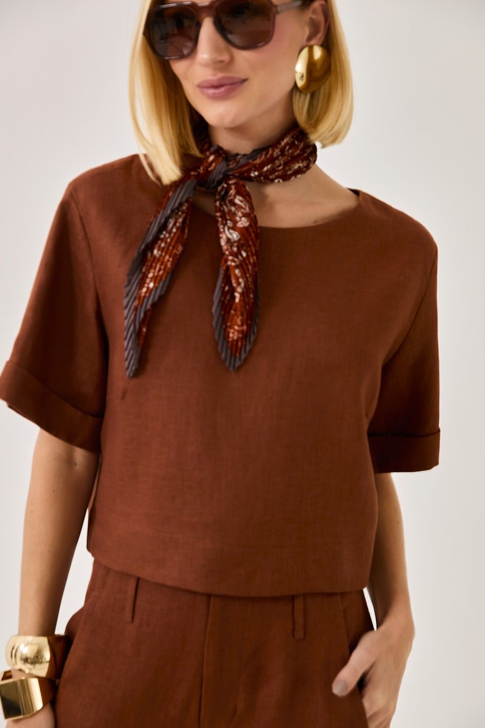 Blusa Feminina Linho Laura