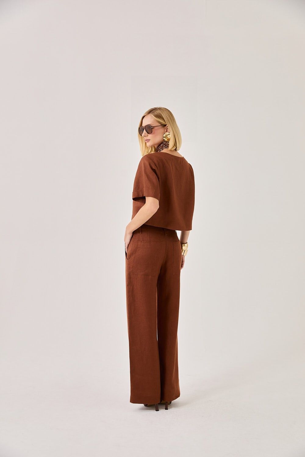 Blusa Feminina Linho Laura