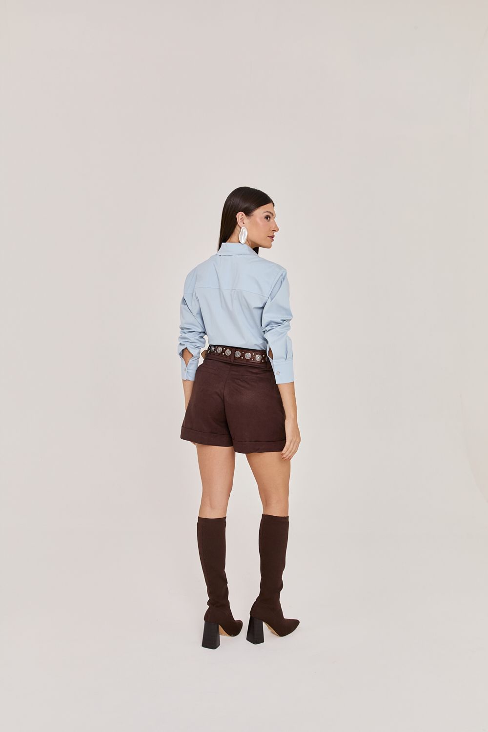 Camisa Feminina Bordada Mônaco
