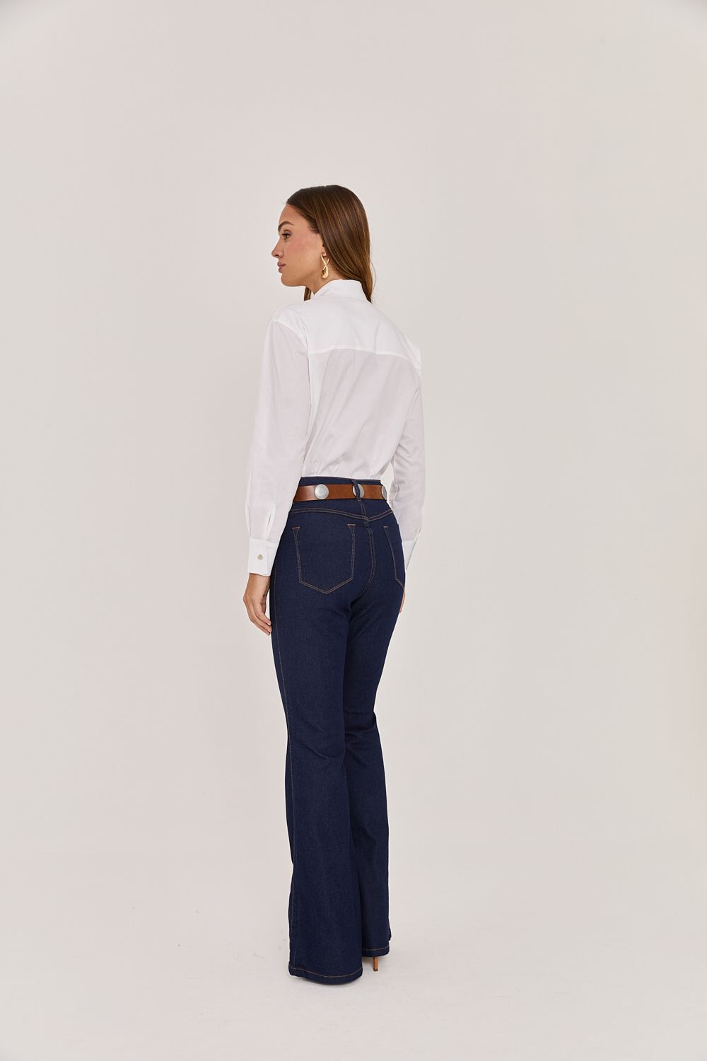 Camisa Feminina Bordada Mônaco