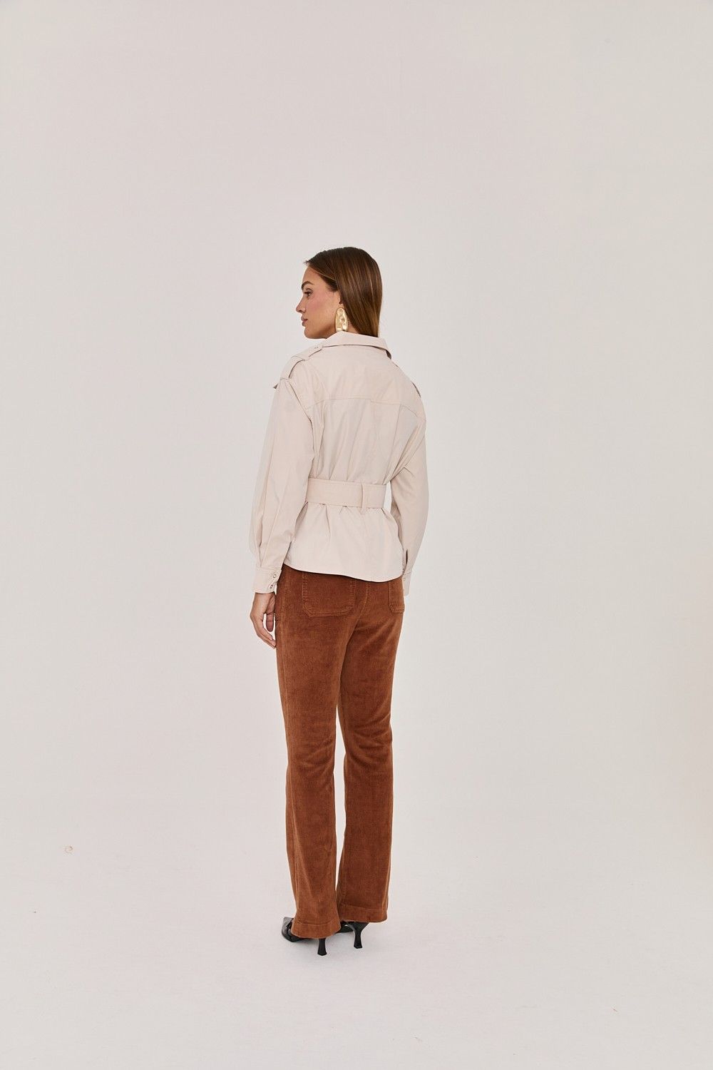 Jaqueta Feminina Trench com Cinto Lure