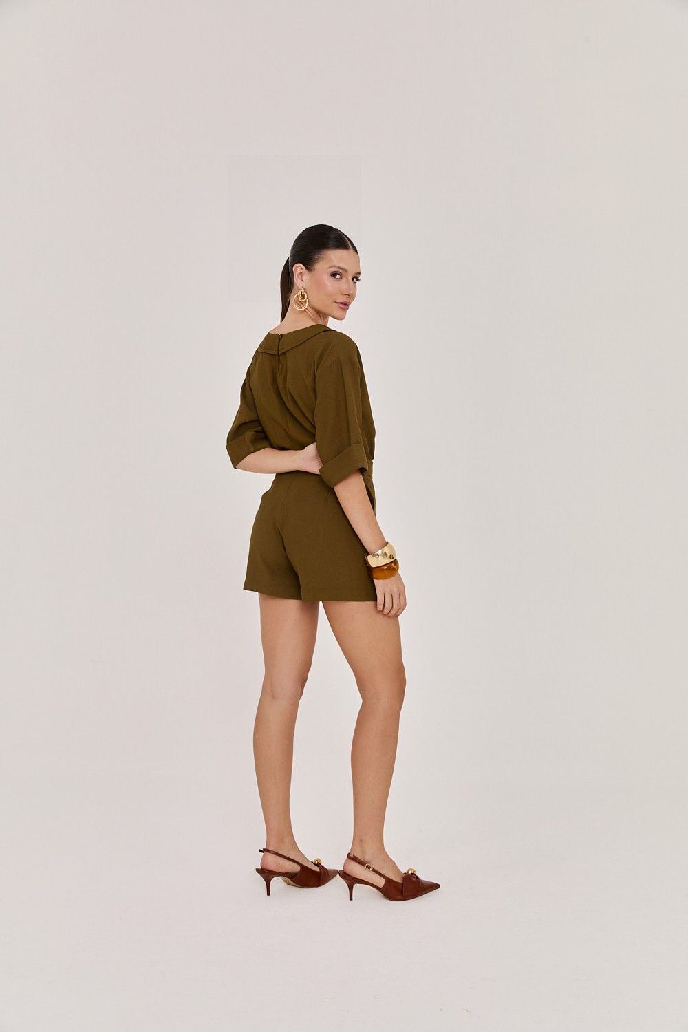Short Saia com Cinto Audrey
