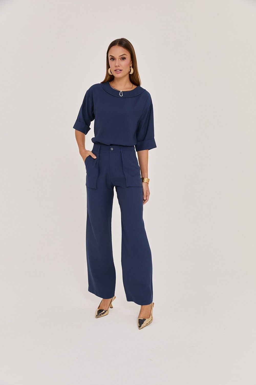 Blusa Feminina Decote Redondo Audrey