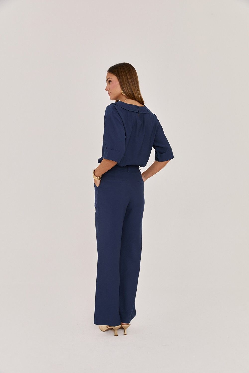 Blusa Feminina Decote Redondo Audrey