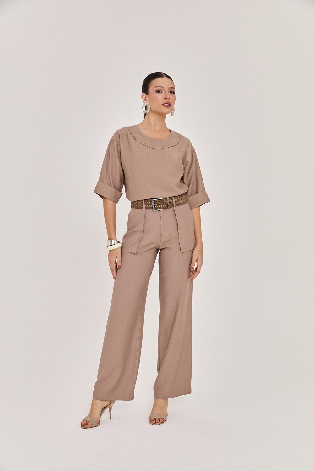 Blusa Feminina Decote Redondo Audrey