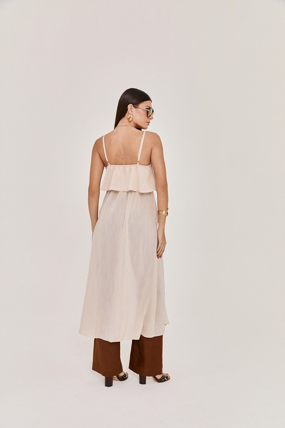 Blusa Feminina Alças e Bababos Lorraine