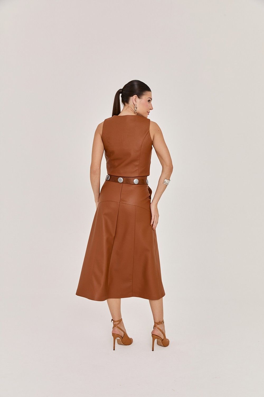 Blusa Feminina Like Leather Helena
