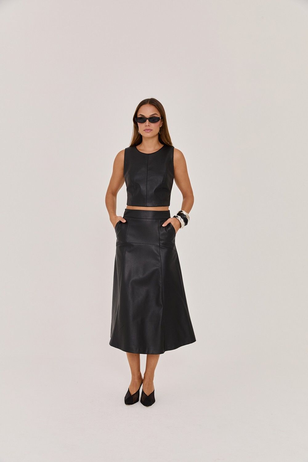 Blusa Feminina Like Leather Helena