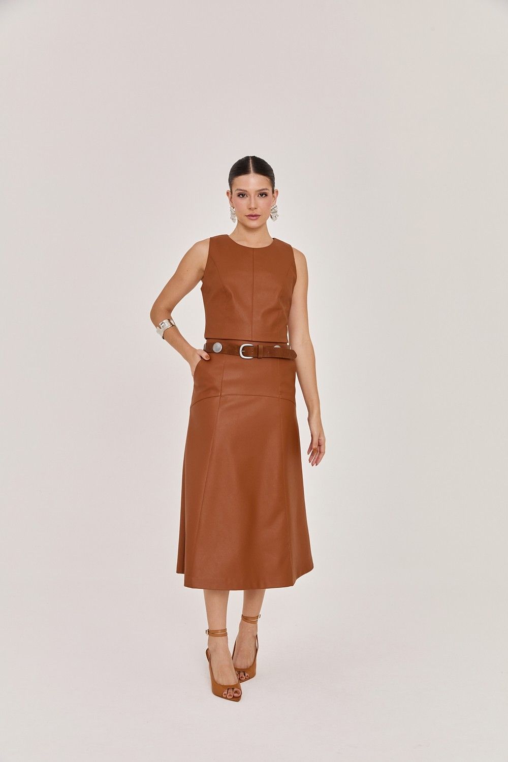 Blusa Feminina Like Leather Helena