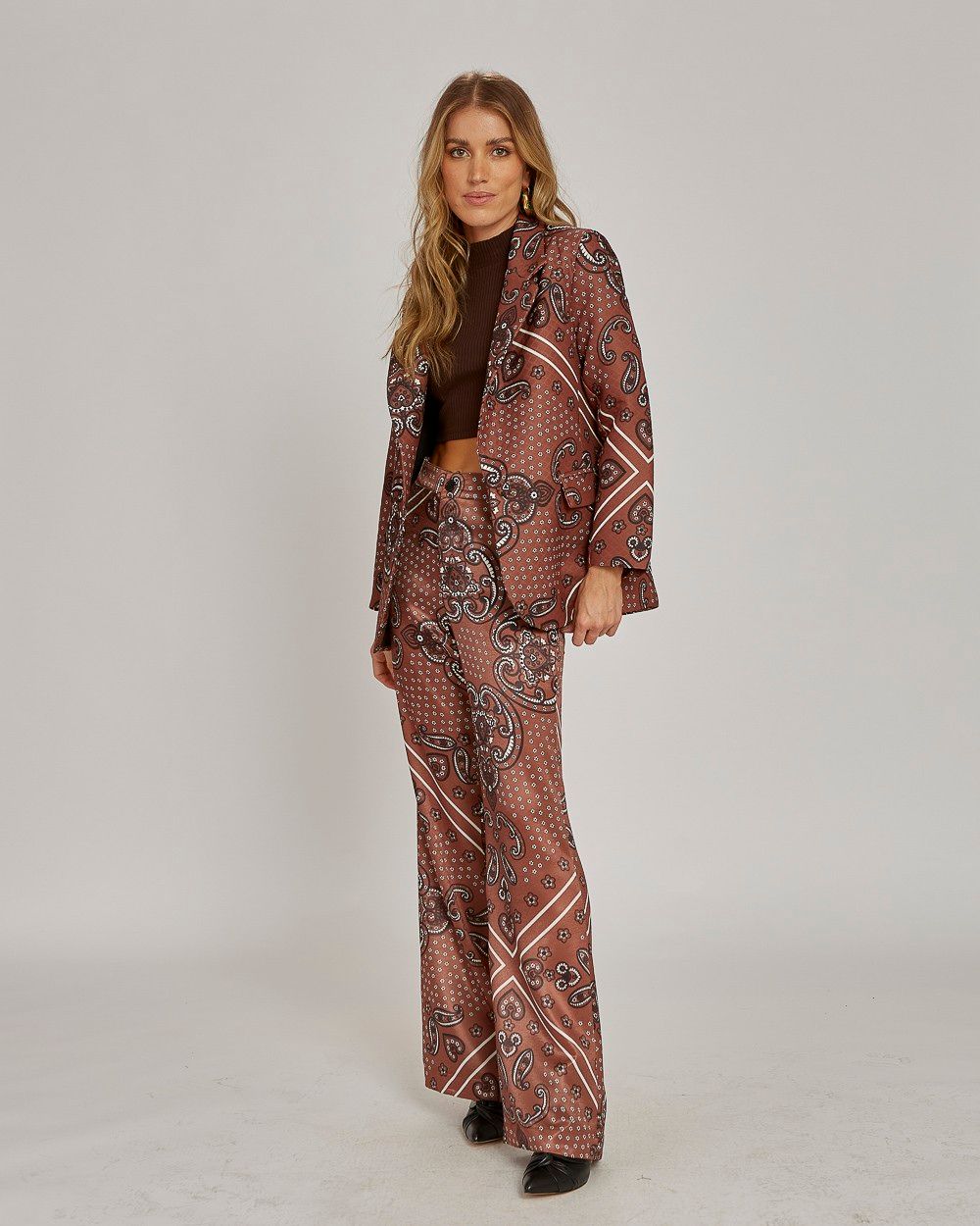 Blazer Floral Paisley