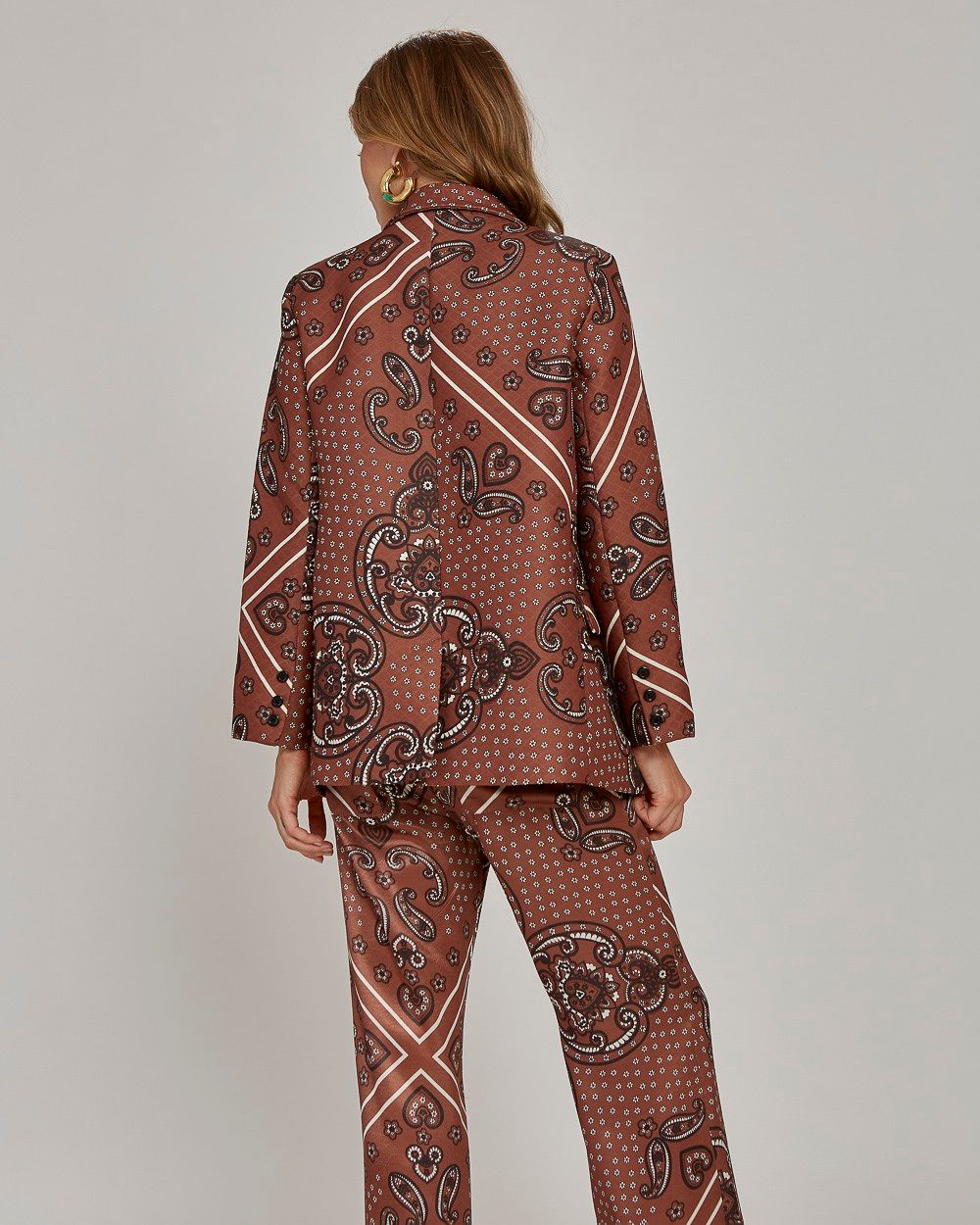 Blazer Floral Paisley