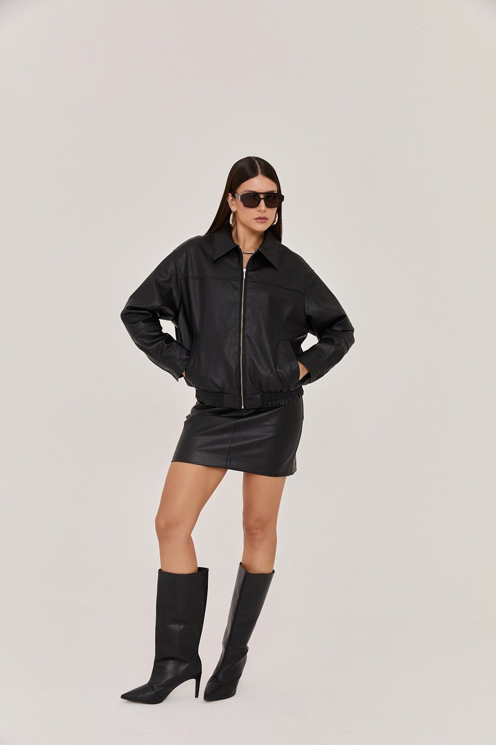 Jaqueta Feminina Like Leather Helena
