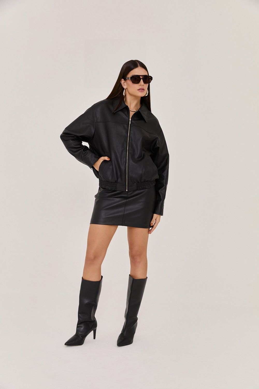 Jaqueta Feminina Like Leather Helena