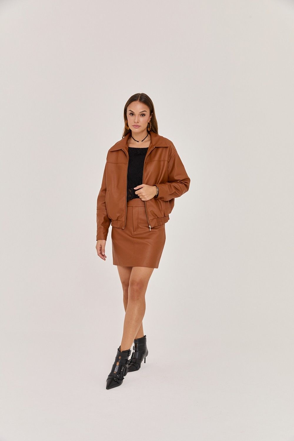 Jaqueta Feminina Like Leather Helena