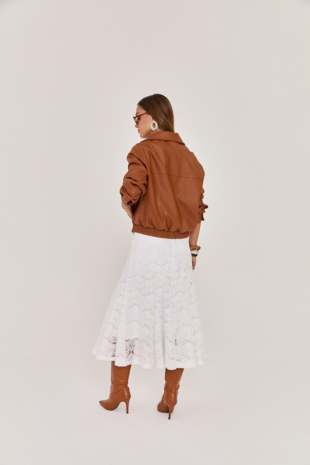 Jaqueta Feminina Like Leather Helena