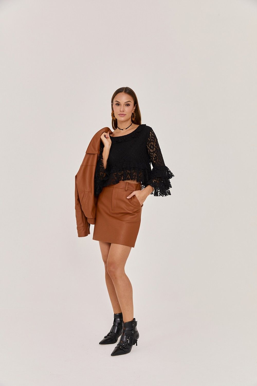 Blusa Babado Rox