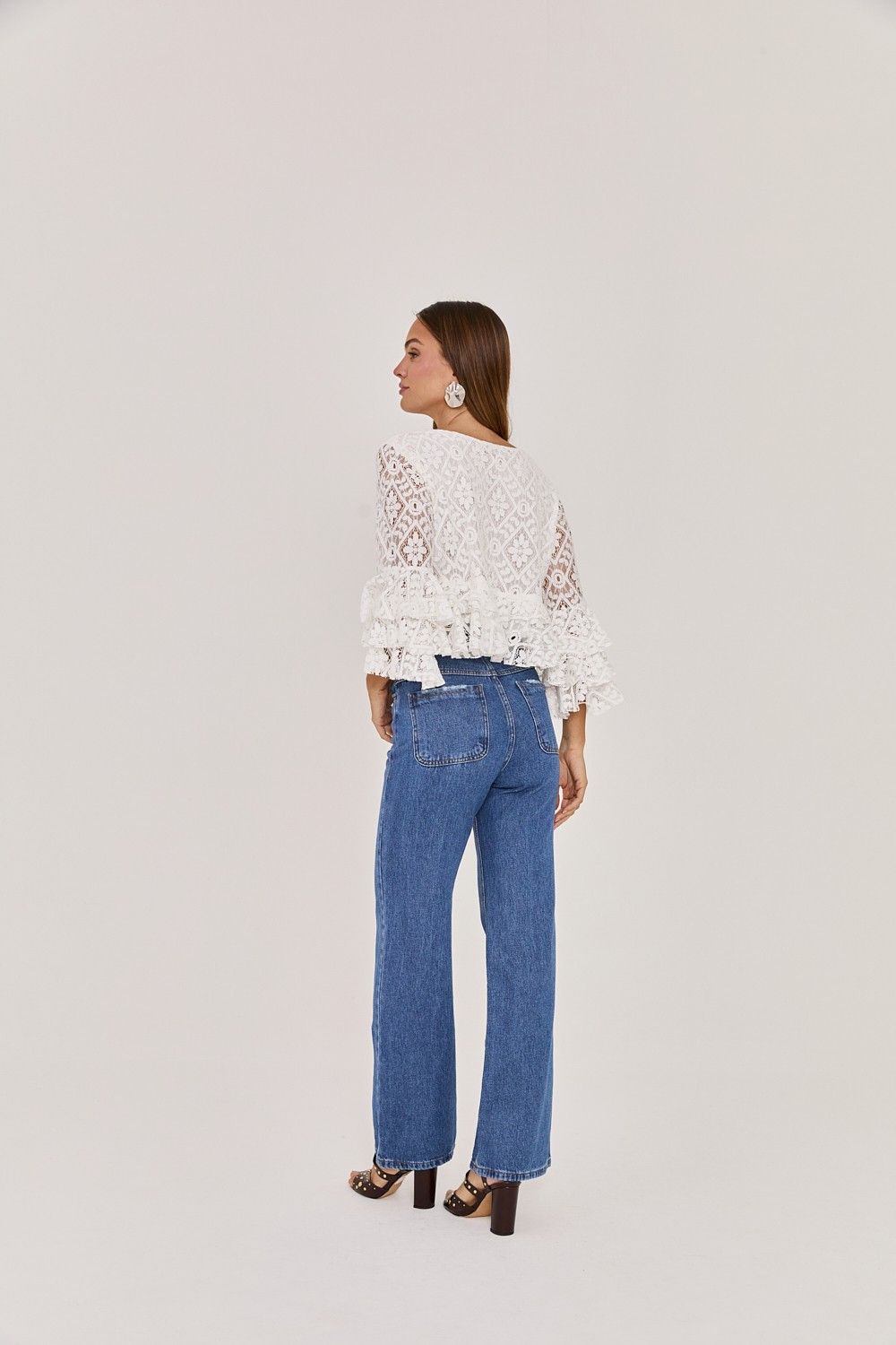 Blusa Babado Rox