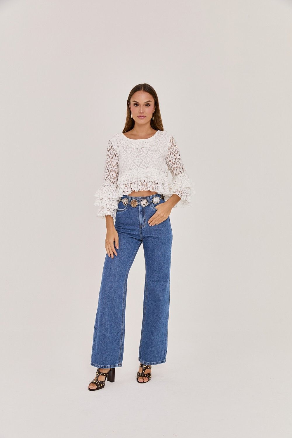 Blusa Babado Rox