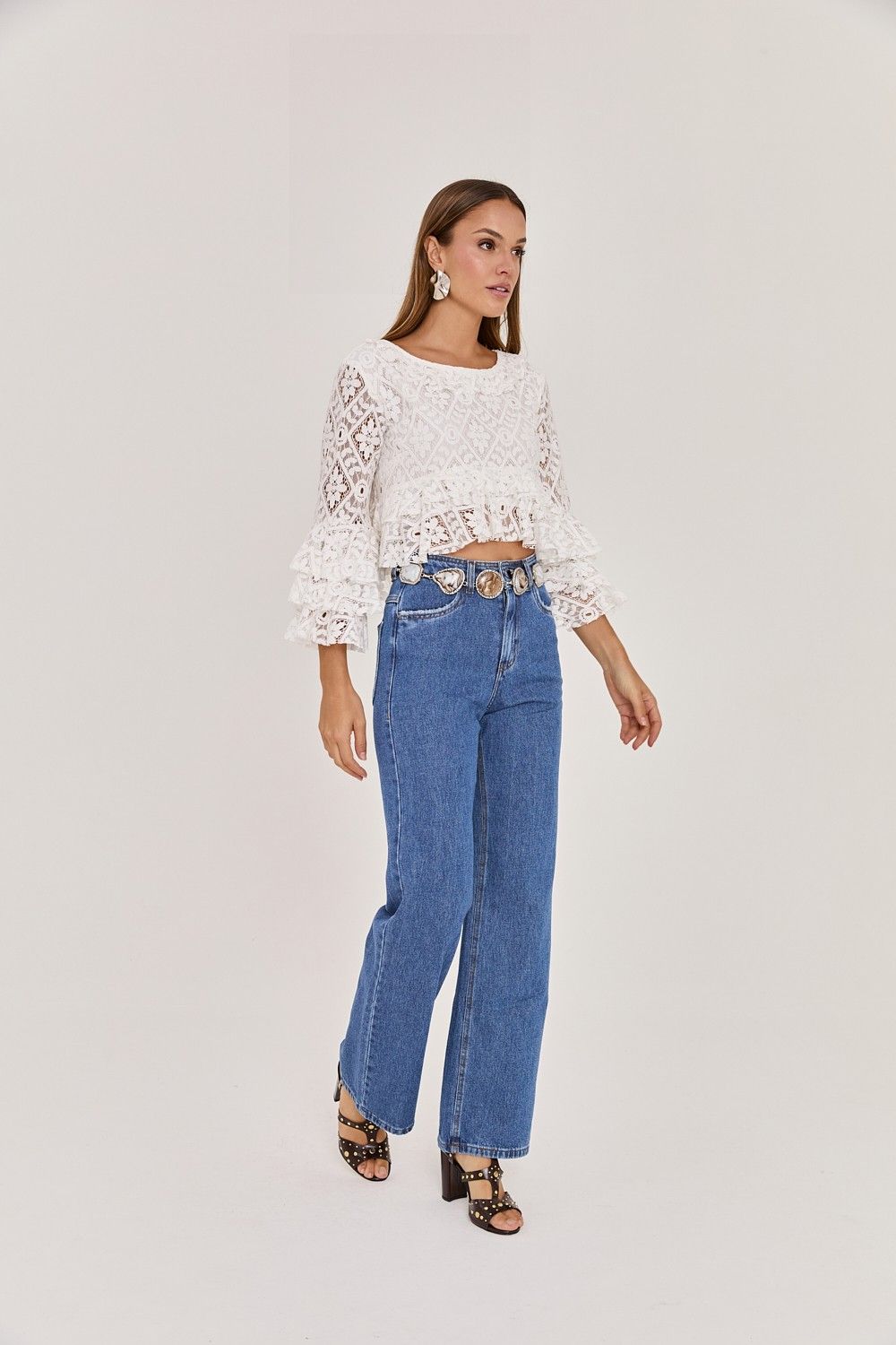 Blusa Babado Rox