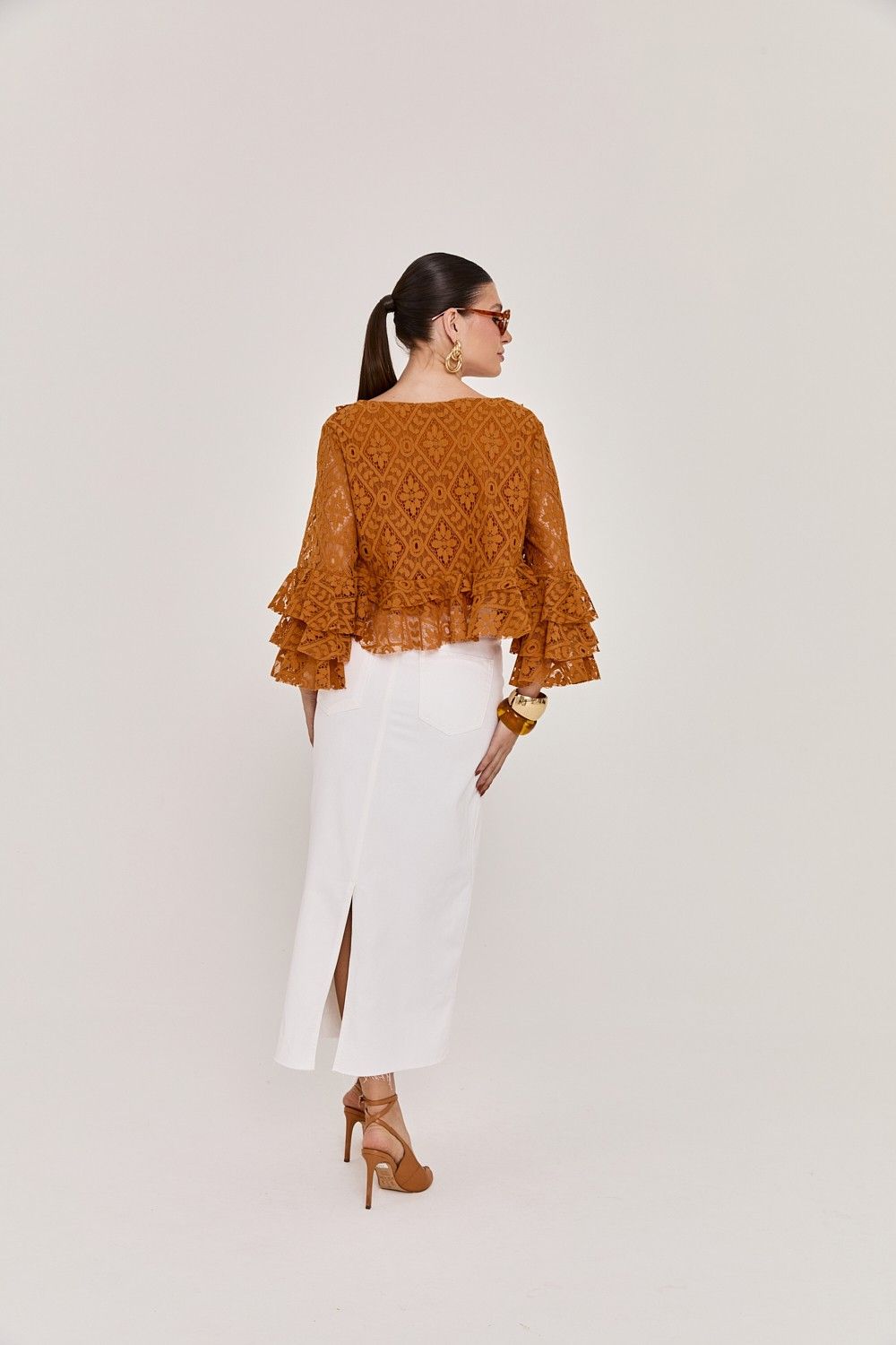 Blusa Babado Rox