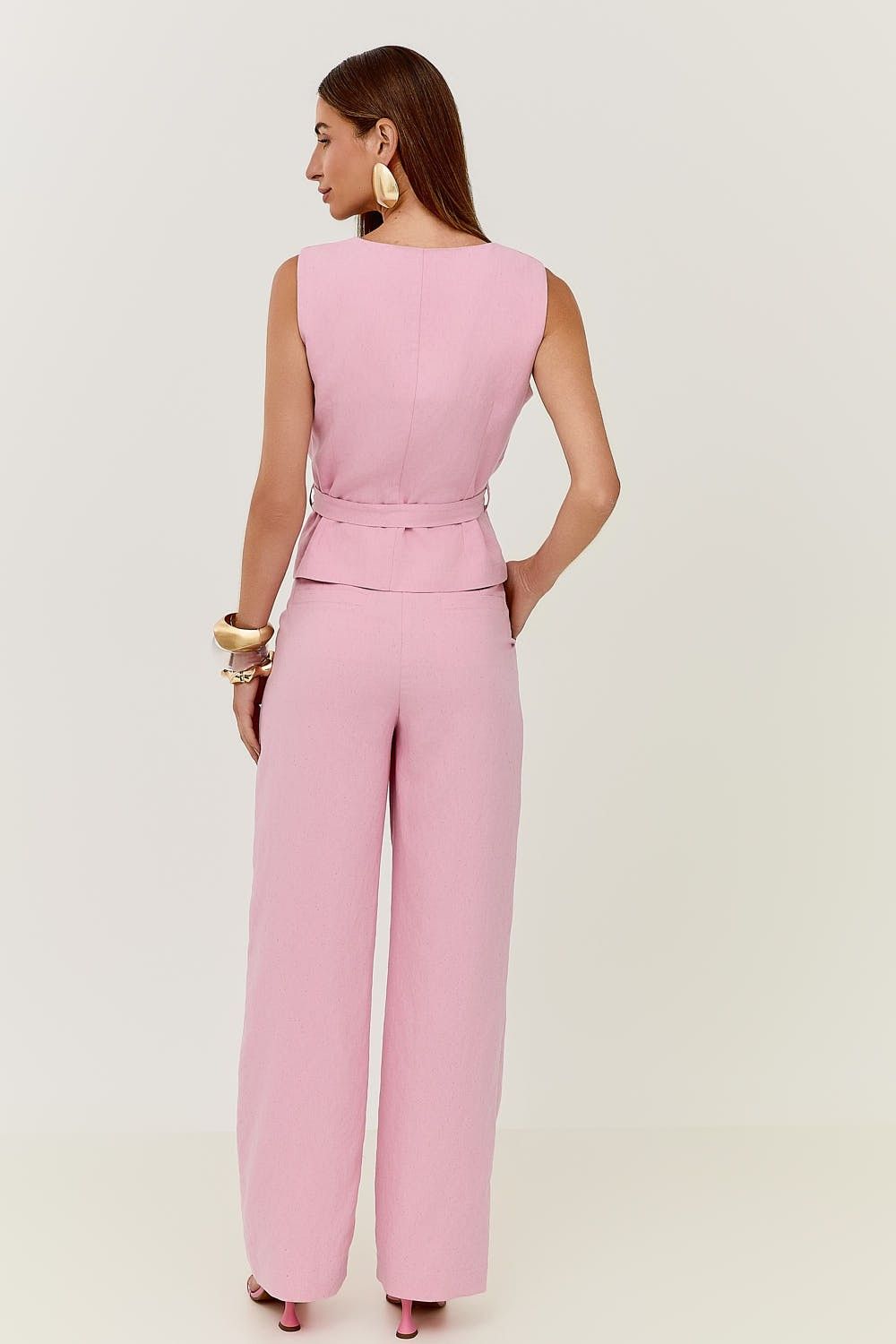 Blusa Feminina Colete com Cinto Yasmin