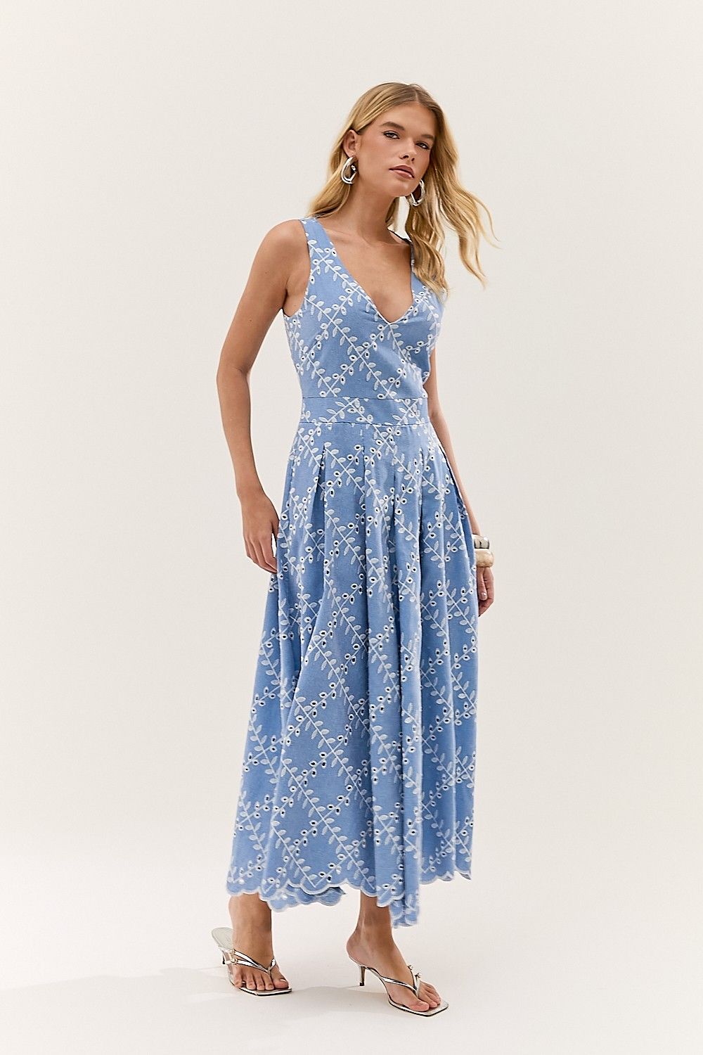 Vestido Pregas Vera