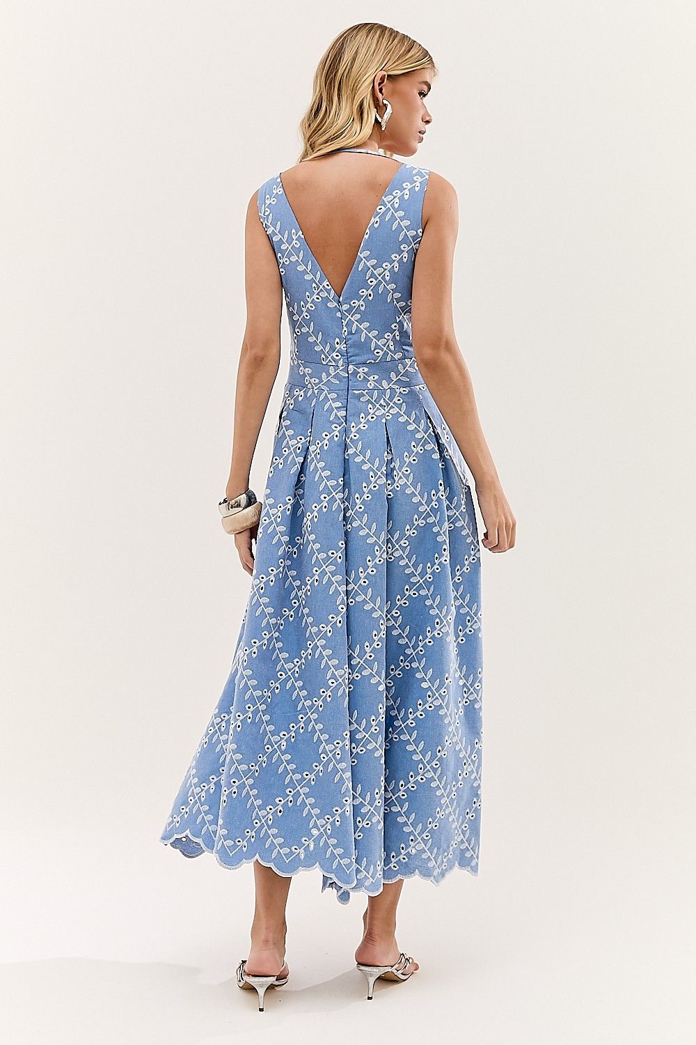 Vestido Pregas Vera