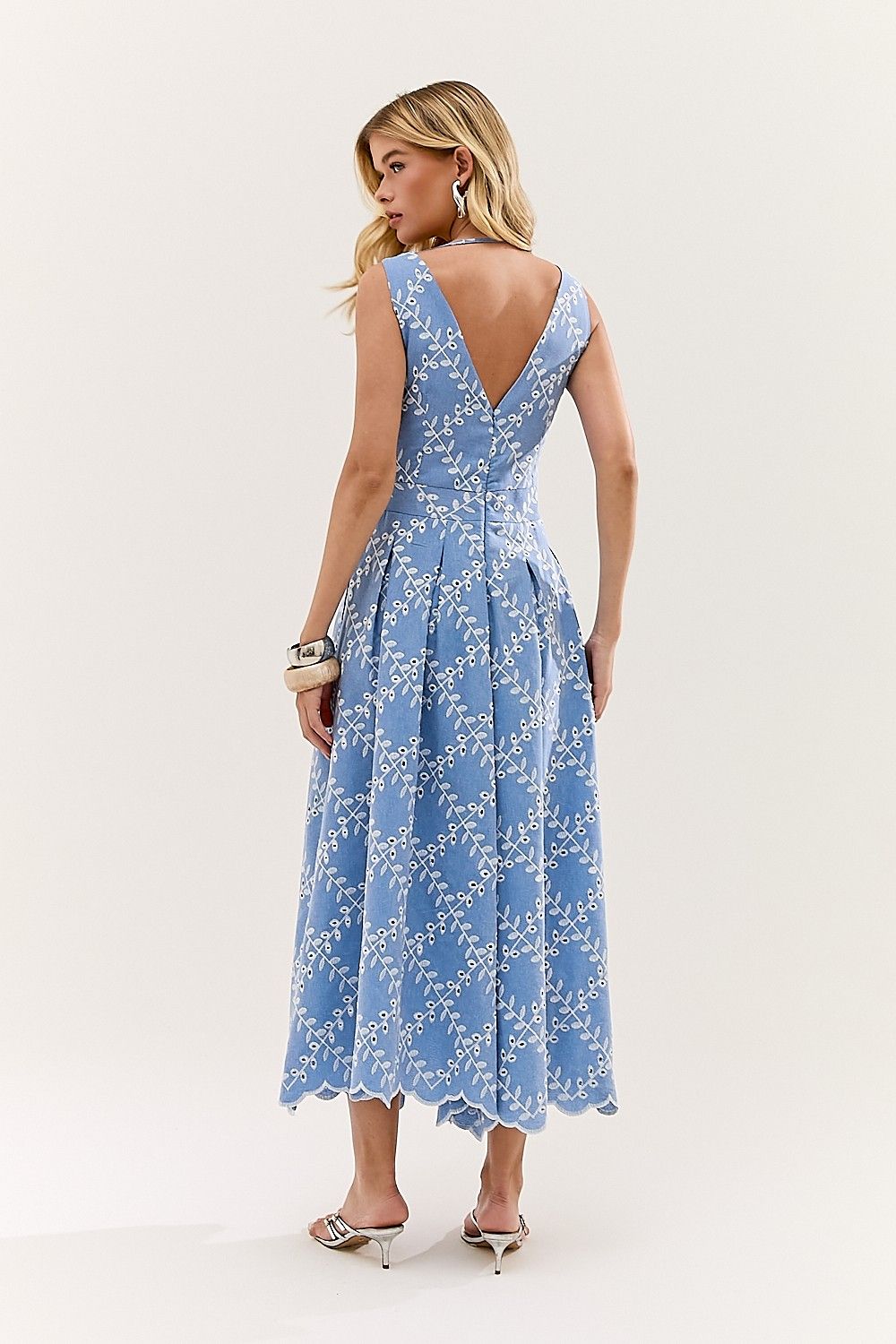 Vestido Pregas Vera