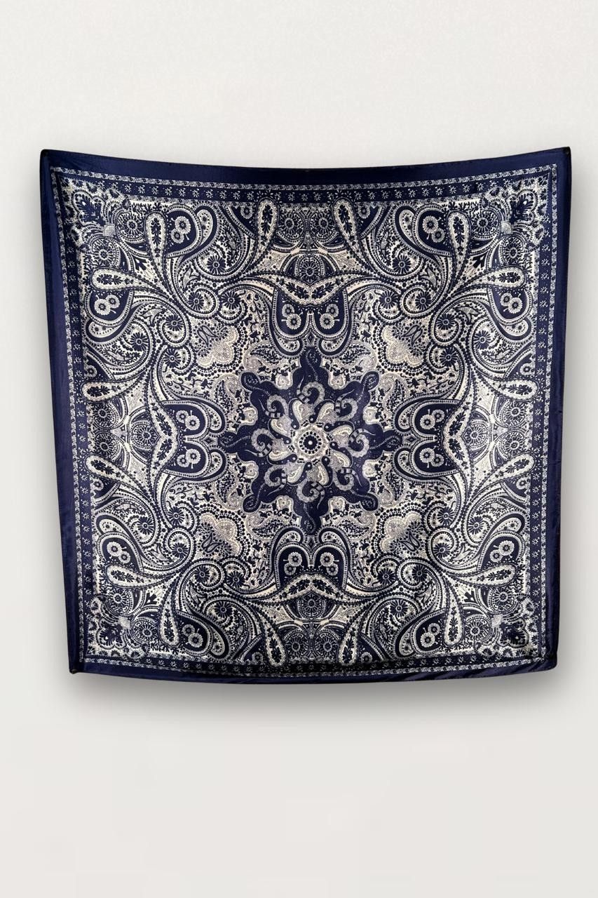 Lenço Paisley Navy