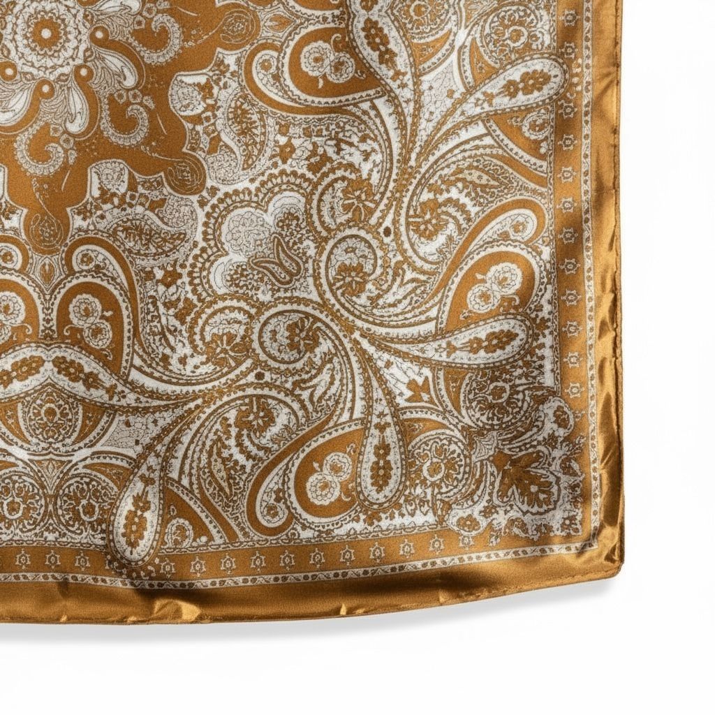 Lenço Paisley Gold