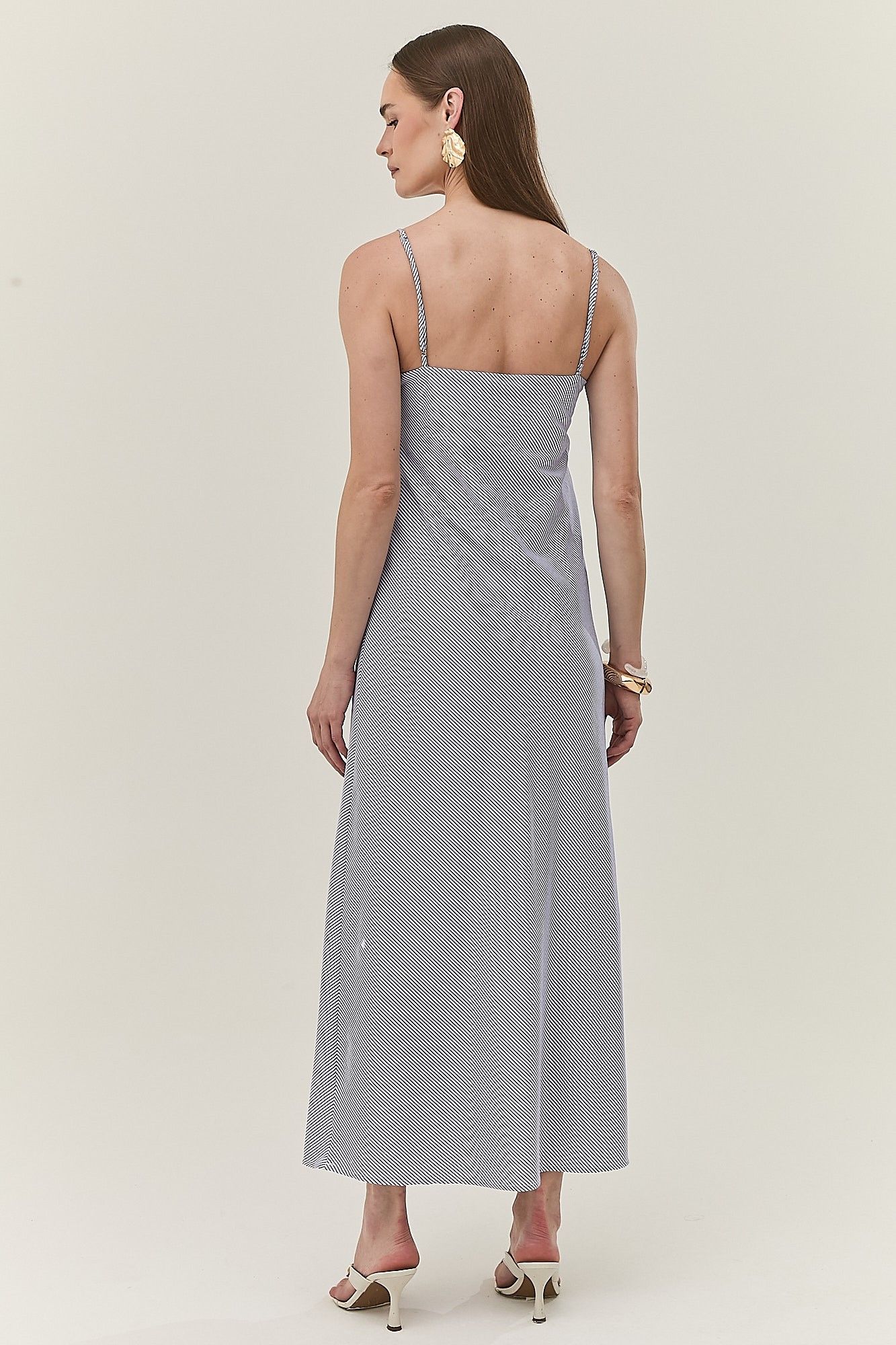 Vestido Alcinha Listrado Marbella
