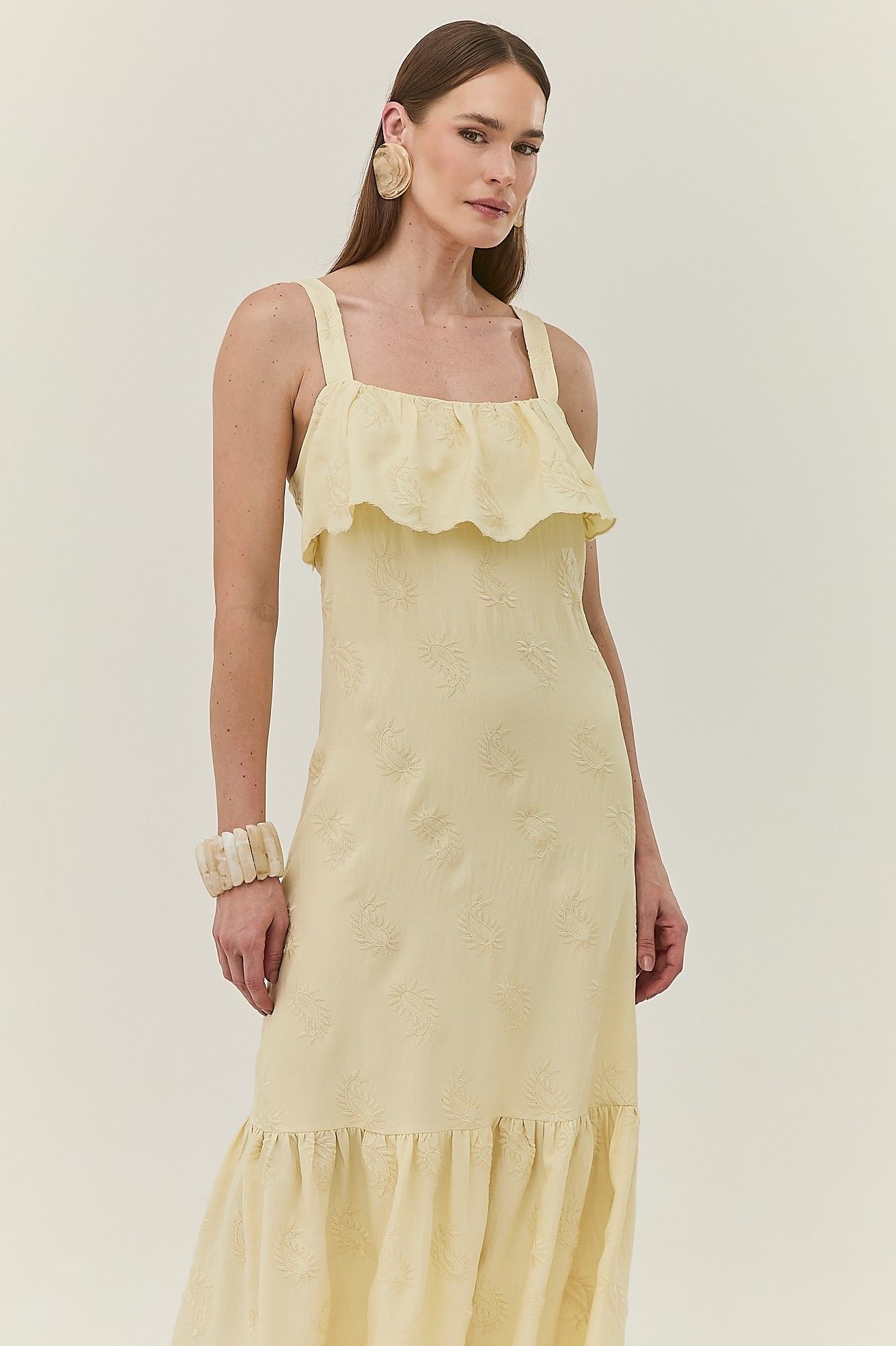 Vestido Pala Bordado Duda