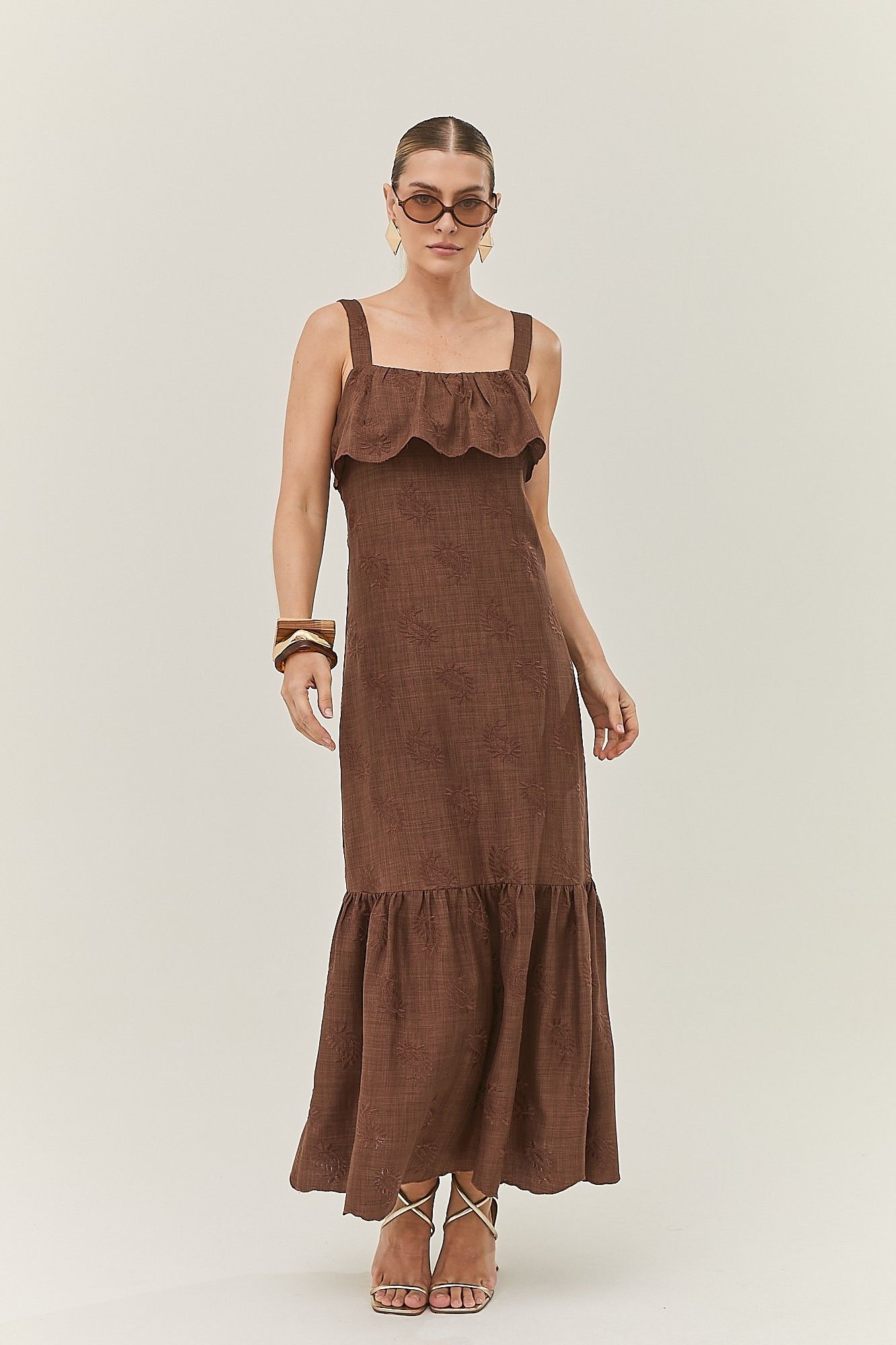 Vestido Pala Bordado Duda