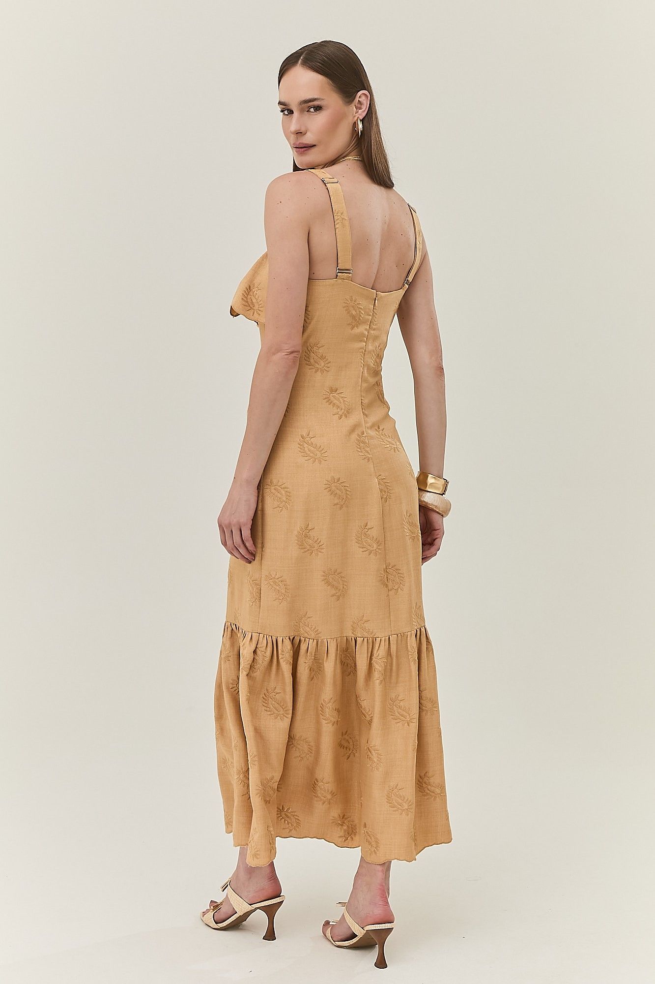Vestido Pala Bordado Duda
