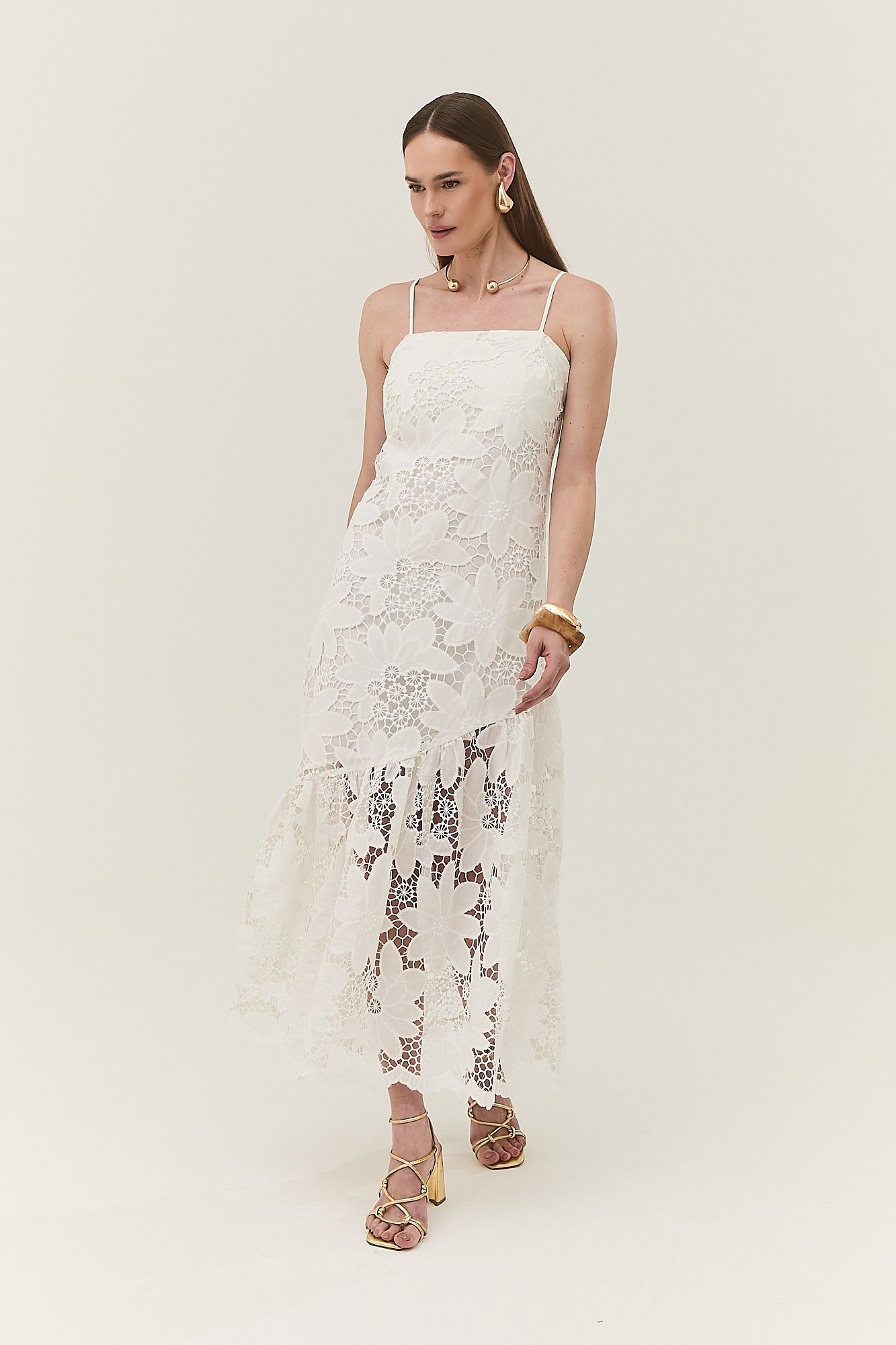 Vestido Alcinha Bordado Dalila