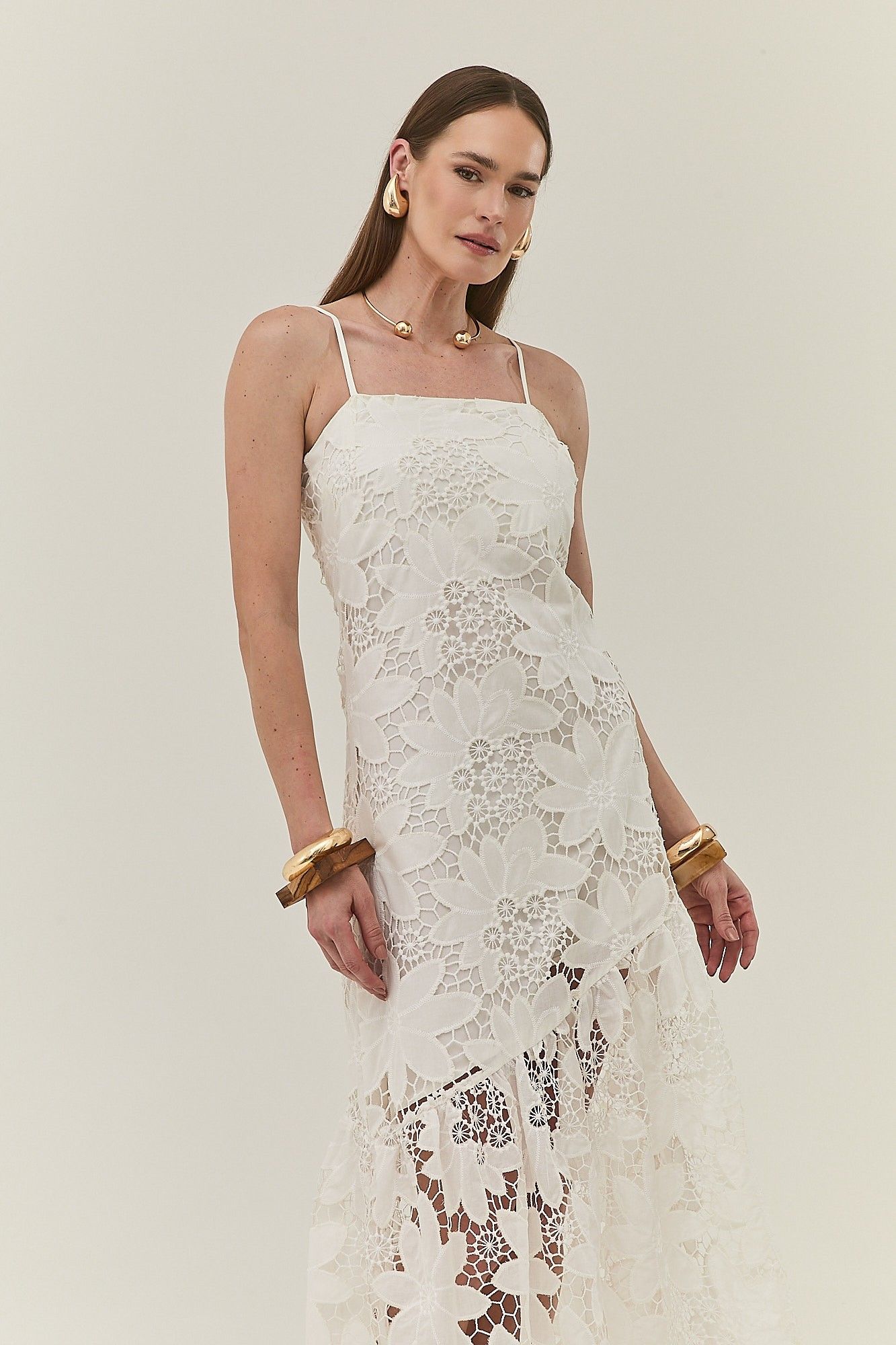 Vestido Alcinha Bordado Dalila
