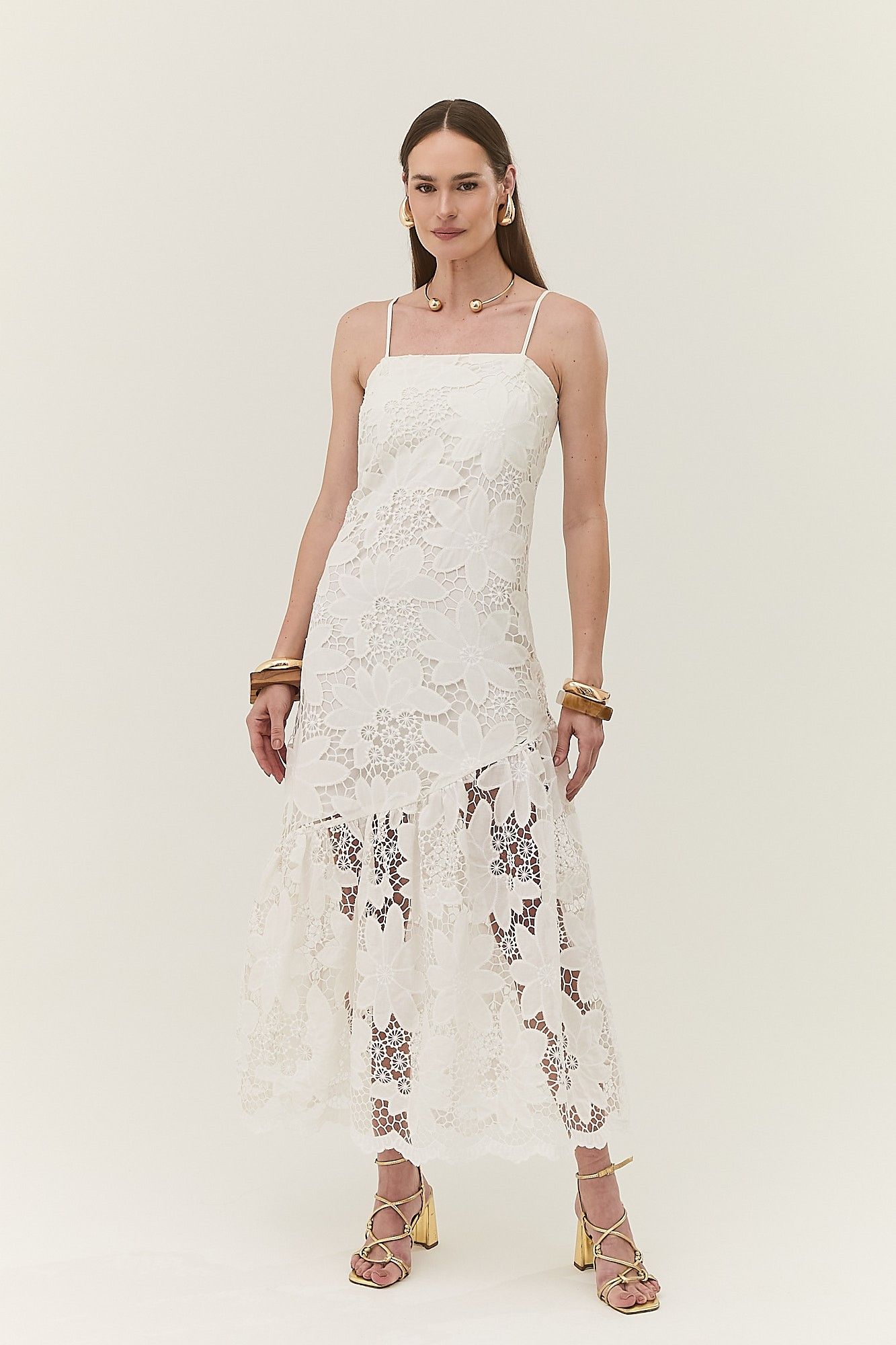 Vestido Alcinha Bordado Dalila