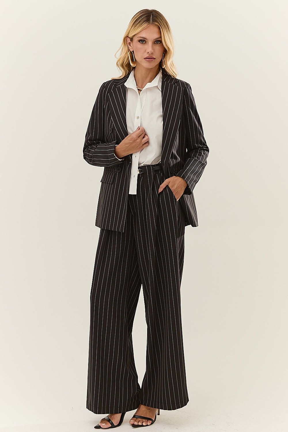 Camisa Branca Feminina Tricoline Emanuelle