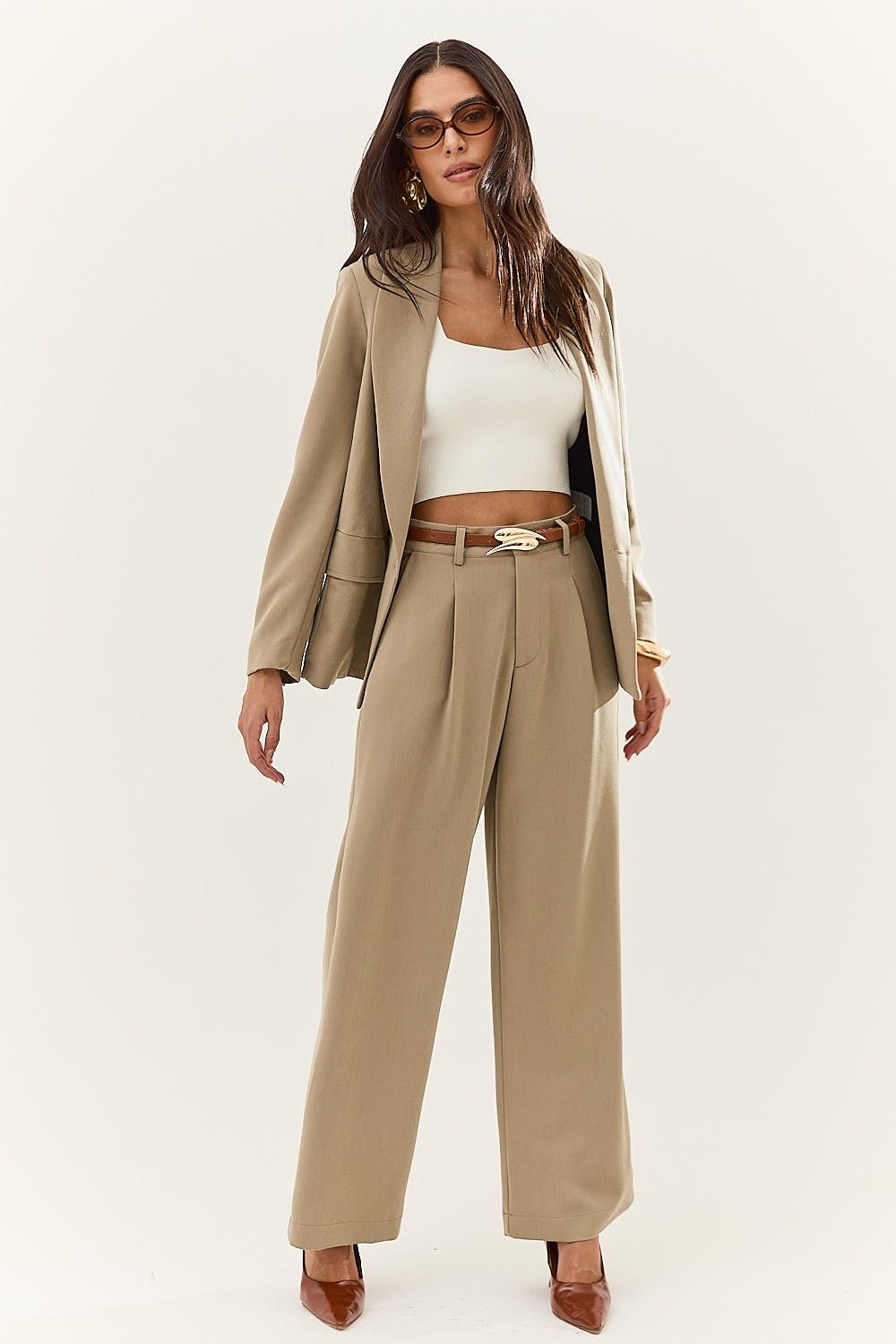 Blazer Alfaiataria Feminino Detalhe Botões Lexi