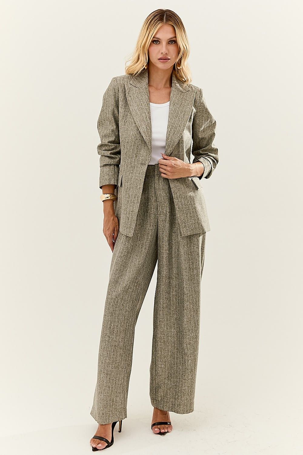 Blazer Alfaiataria Feminino em Tweed Silvia