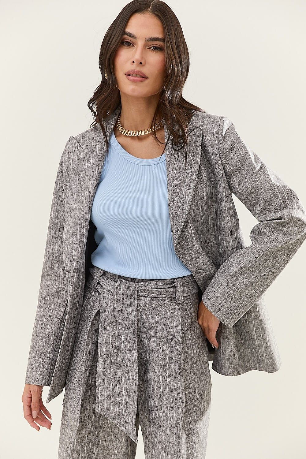 Blazer Alfaiataria Feminino em Tweed Silvia