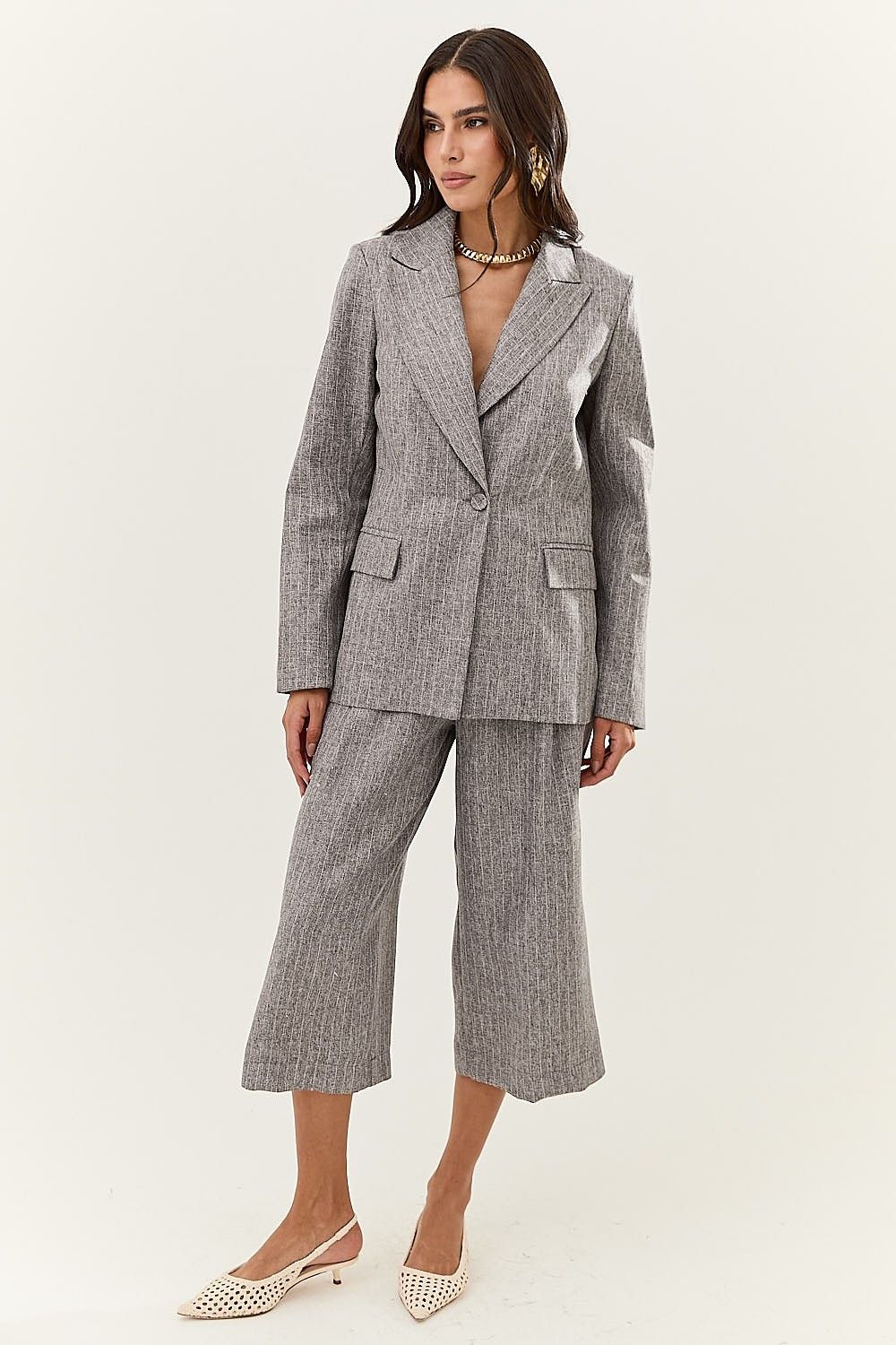 Blazer Alfaiataria Feminino em Tweed Silvia